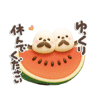 ぽってりシマエナガ団♡夏スタンプ（個別スタンプ：35）