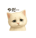 自信なさげなこねこのふわ猫スタンプ（個別スタンプ：11）