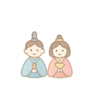 季節のスタンプ（パステルカラー）（個別スタンプ：5）