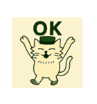 シルクハット君：猫っぽくてニヒル（個別スタンプ：12）