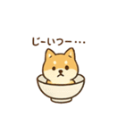 お茶碗犬 おちゃわんわん あいさつ（個別スタンプ：13）