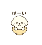 お茶碗犬 おちゃわんわん あいさつ（個別スタンプ：40）