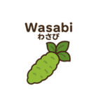 和食バイリンガル（日本語✖️ローマ字）（個別スタンプ：4）