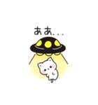 現実逃避するネガティブな子猫（個別スタンプ：24）
