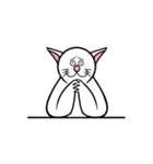 沈黙の猫2（個別スタンプ：6）