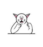 沈黙の猫2（個別スタンプ：24）