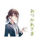 社畜ちゃんの納期★進捗敬語（個別スタンプ：2）