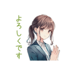 社畜ちゃんの納期★進捗敬語（個別スタンプ：8）