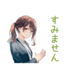 社畜ちゃんの納期★進捗敬語（個別スタンプ：12）