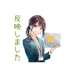 社畜ちゃんの納期★進捗敬語（個別スタンプ：18）