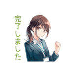 社畜ちゃんの納期★進捗敬語（個別スタンプ：25）