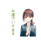 社畜ちゃんの納期★進捗敬語（個別スタンプ：38）