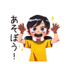 子ども（女の子）と親の心の声♡（個別スタンプ：11）
