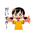 子ども（女の子）と親の心の声♡（個別スタンプ：40）