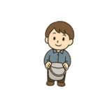 清掃員のお仕事スタンプ3（個別スタンプ：6）