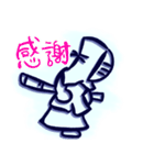 ラフラフけんどー（個別スタンプ：3）