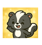 キラキラしっぽのスカンク@SFW（個別スタンプ：4）