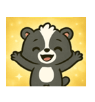 キラキラしっぽのスカンク@SFW（個別スタンプ：5）