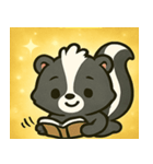 キラキラしっぽのスカンク@SFW（個別スタンプ：7）
