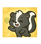 キラキラしっぽのスカンク@SFW（個別スタンプ：13）