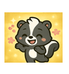 キラキラしっぽのスカンク@SFW（個別スタンプ：14）