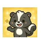 キラキラしっぽのスカンク@SFW（個別スタンプ：15）