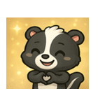 キラキラしっぽのスカンク@SFW（個別スタンプ：17）