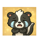 キラキラしっぽのスカンク@SFW（個別スタンプ：19）