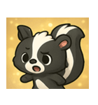 キラキラしっぽのスカンク@SFW（個別スタンプ：20）