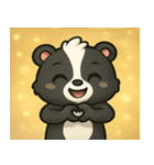 キラキラしっぽのスカンク@SFW（個別スタンプ：21）