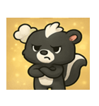 キラキラしっぽのスカンク@SFW（個別スタンプ：29）