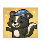 キラキラしっぽのスカンク@SFW（個別スタンプ：32）