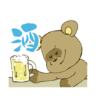 たぬきの「ぽ」（個別スタンプ：30）