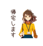 早退しますの連絡★OLの言い訳（個別スタンプ：10）