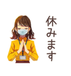 早退しますの連絡★OLの言い訳（個別スタンプ：27）