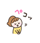 毎日送りやすい☆手書きの女の子スタンプ（個別スタンプ：13）
