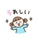 毎日送りやすい☆手書きの女の子スタンプ（個別スタンプ：14）