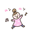 毎日送りやすい☆手書きの女の子スタンプ（個別スタンプ：20）