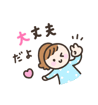 毎日送りやすい☆手書きの女の子スタンプ（個別スタンプ：24）