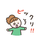 毎日送りやすい☆手書きの女の子スタンプ（個別スタンプ：27）
