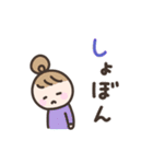 毎日送りやすい☆手書きの女の子スタンプ（個別スタンプ：30）