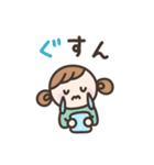 毎日送りやすい☆手書きの女の子スタンプ（個別スタンプ：31）