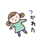 毎日送りやすい☆手書きの女の子スタンプ（個別スタンプ：32）