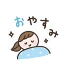 毎日送りやすい☆手書きの女の子スタンプ（個別スタンプ：38）