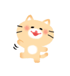 ほぼ文字無し日々の暮らし 猫 修正版（個別スタンプ：3）