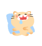 ほぼ文字無し日々の暮らし 猫 修正版（個別スタンプ：18）