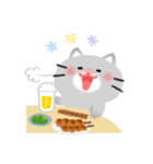 ほぼ文字無し日々の暮らし 猫 修正版（個別スタンプ：23）
