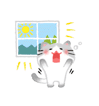 ほぼ文字無し日々の暮らし 猫 修正版（個別スタンプ：24）