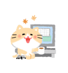 ほぼ文字無し日々の暮らし 猫 修正版（個別スタンプ：27）