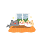ほぼ文字無し日々の暮らし 猫 修正版（個別スタンプ：37）